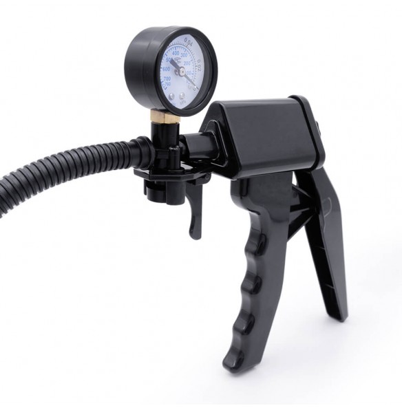 Pistol-Grip Air Vacuum Pump With Pressure Gauge Pistol-Grip Air Vacuum Pump With Pressure Gauge